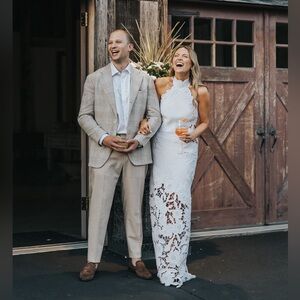 Cult Gaia Tamara Gown White Halter